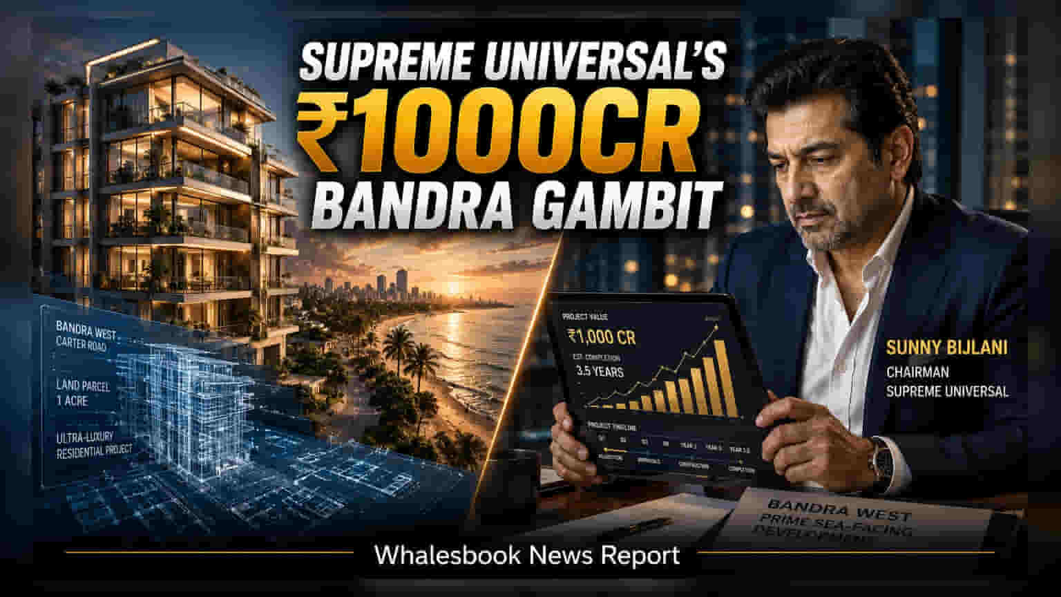 Supreme Universal to Develop ₹1,000 Crore Luxury Project in Bandra
