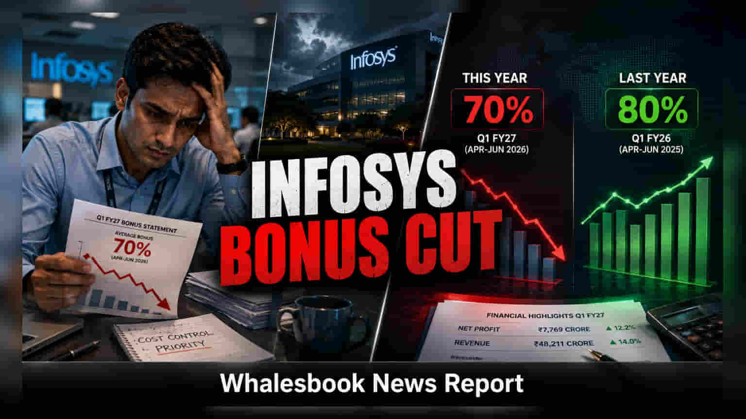 Infosys Q1 Bonus Drops 10% Amid Tech Sector Headwinds