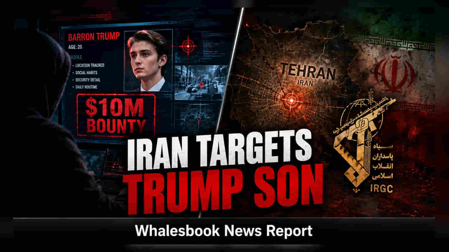 Iran State TV Broadcasts Video Targeting Barron Trump