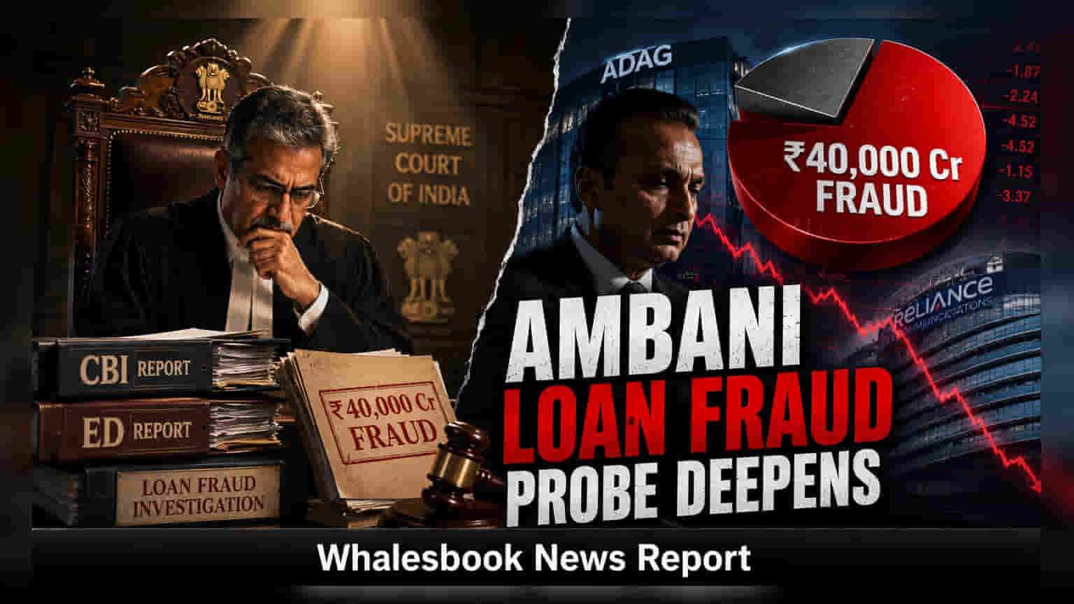 SC Records CBI, ED Updates in ₹40,000 Cr ADAG Loan Fraud Case