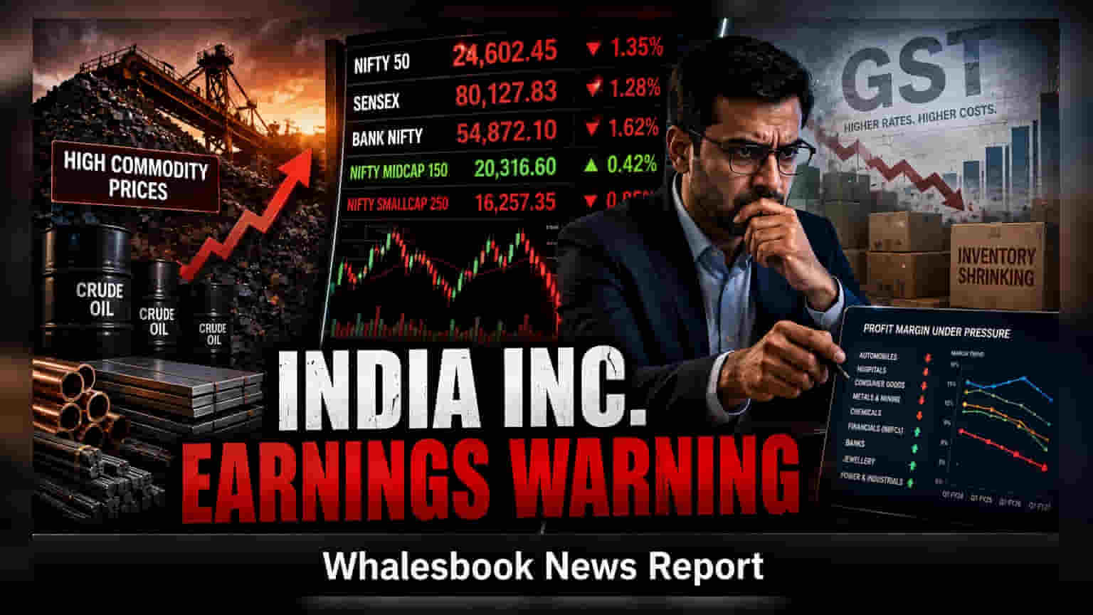 HSBC चा इशारा: भारतीय कंपन्यांच्या नफ्यात घट होण्याची शक्यता, गुंतवणूकदार काय करतील?