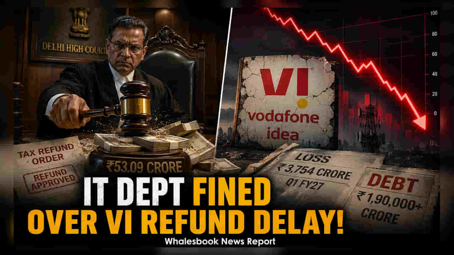 Delhi HC Orders Tax Dept To Refund ₹53 Crore To Vodafone Idea