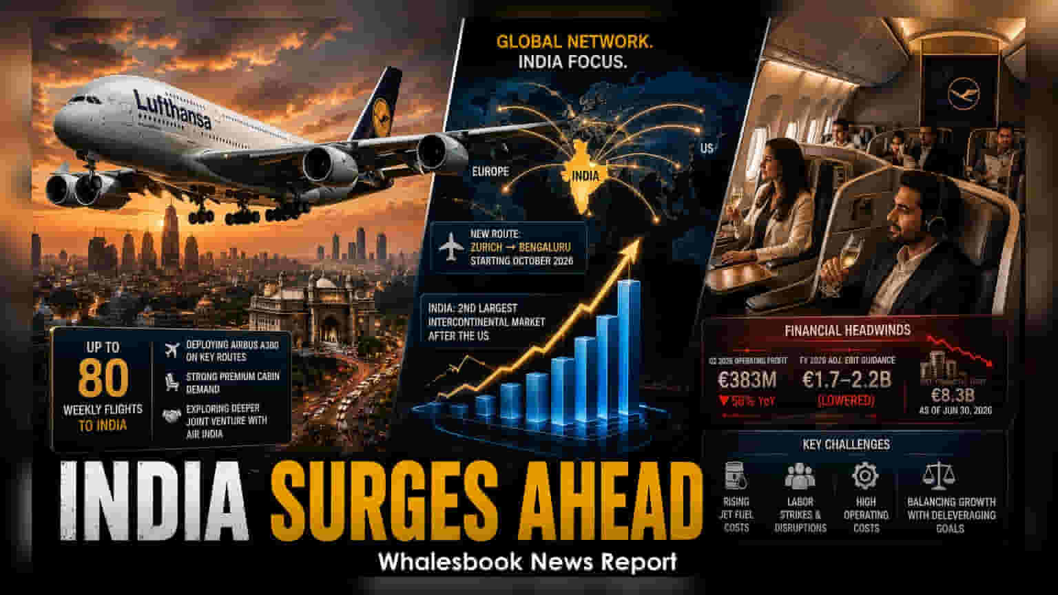 Lufthansa Targets India Growth, Surpassing China Demand