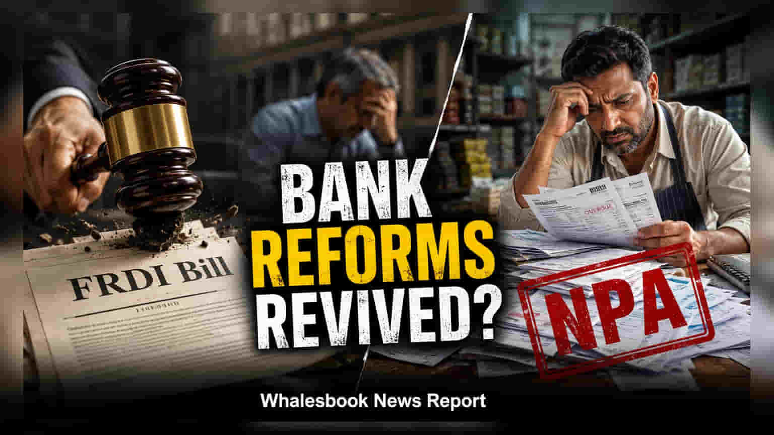 Banking Reforms: Status Of FRDI Bill And SME NPA Frameworks