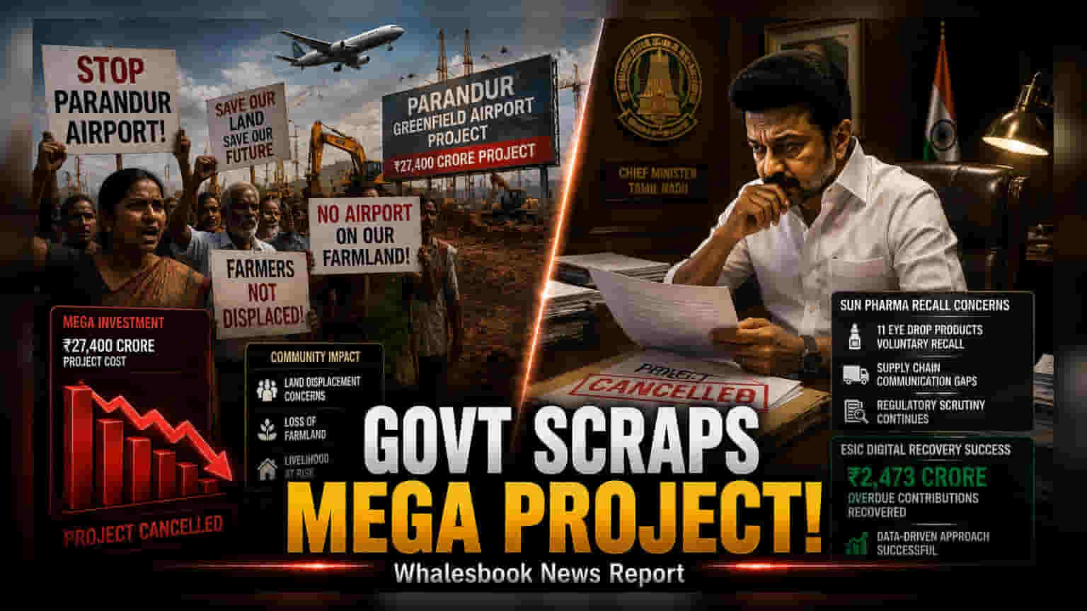 Tamil Nadu Scraps ₹27,400 Crore Parandur Airport Project