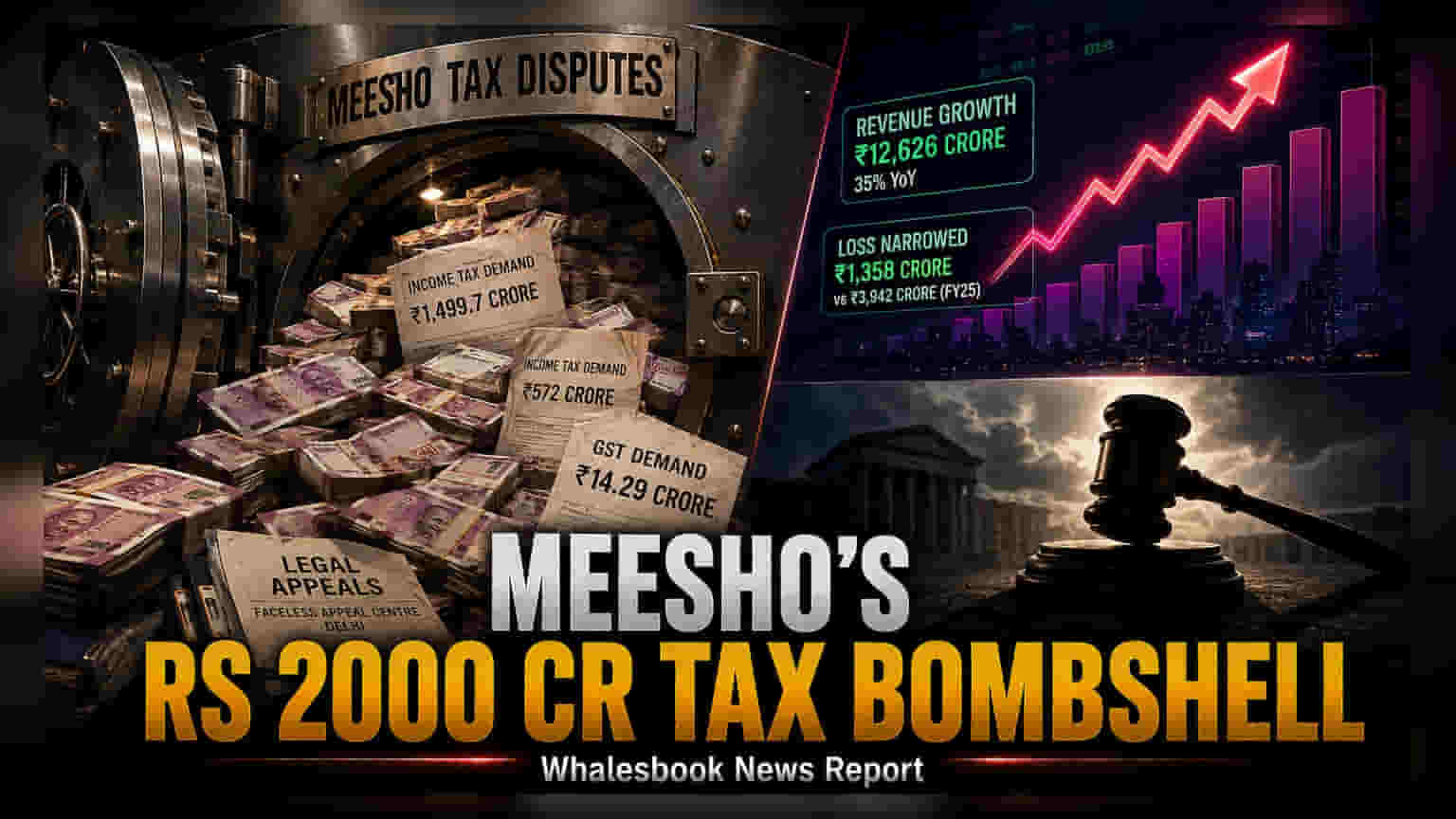 Meesho: ₹2,000 కోట్లకు చేరిన పన్ను వివాదాలు.. పెట్టుబడిదారుల్లో ఆందోళన!