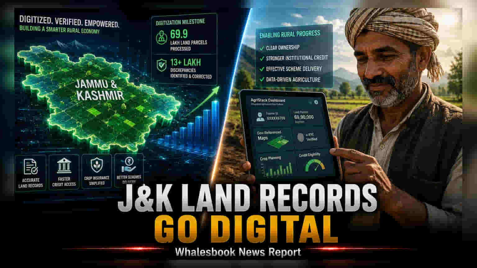J&K భూముల డిజిటలైజేషన్: AgriStack కు భారీ చేయూత!