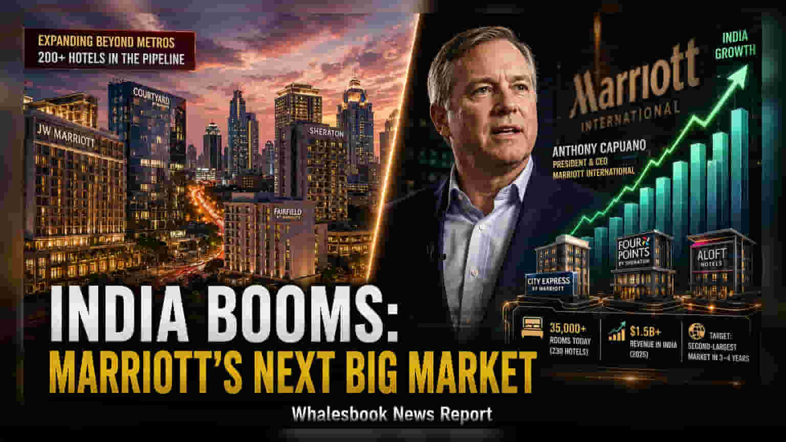 Marriott Targets India as Second-Largest Global Market in 3-4 Years