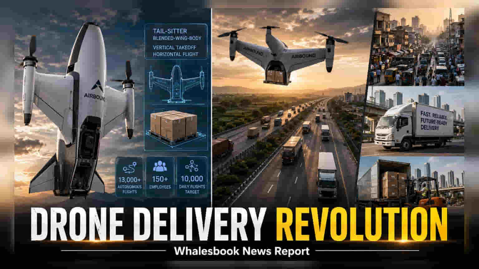 Airbound Raises $37 Million For Drone Delivery Network