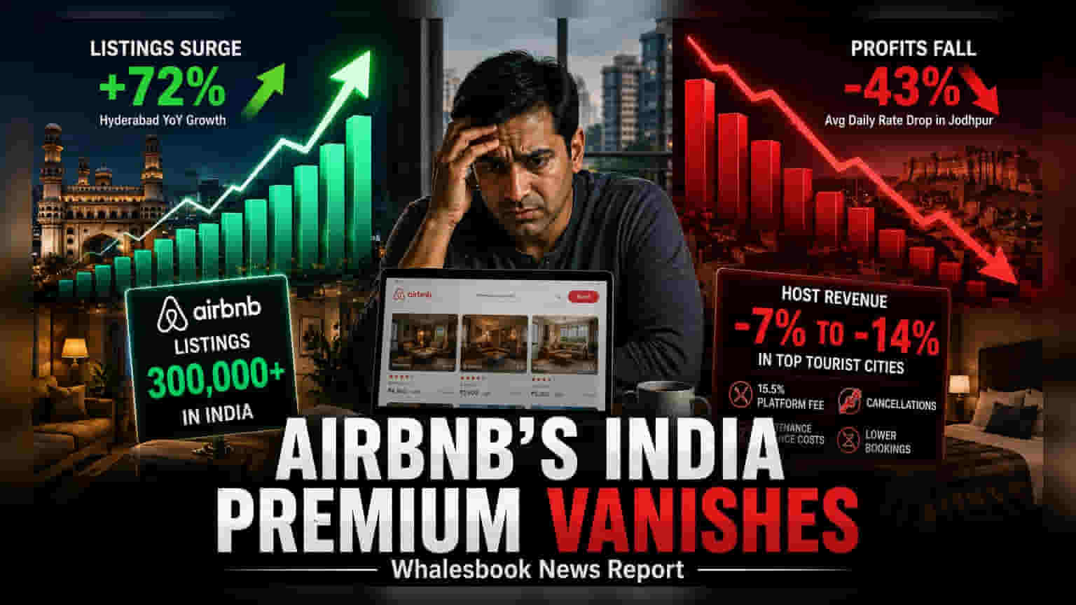 Airbnb Rental Premium Fades for Indian Hosts Amid Supply Surge