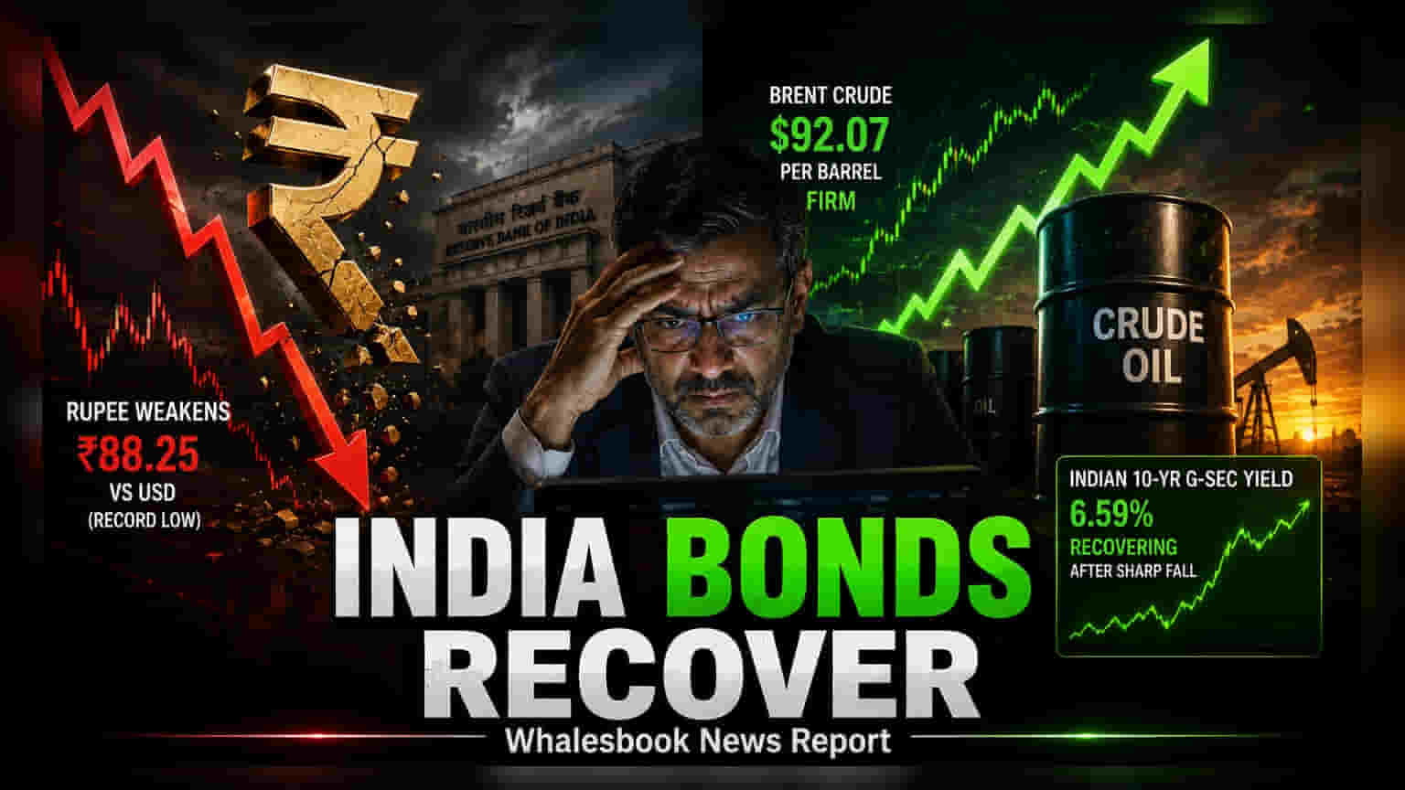 India Bonds Steady as Oil Prices Hold Near $92 Amid Iran Sanctions