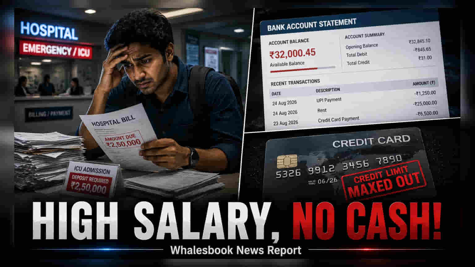 Bengaluru Techie With ₹1.8 Lakh Salary Faces Cash Crunch During ICU Emergency