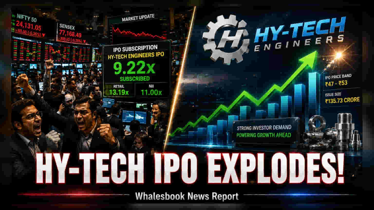 Hy-Tech Engineers IPO: முதலீட்டாளர்கள் மத்தியில் பெரும் வரவேற்பு! GMP படி 56% லாபம் சாத்தியமா?