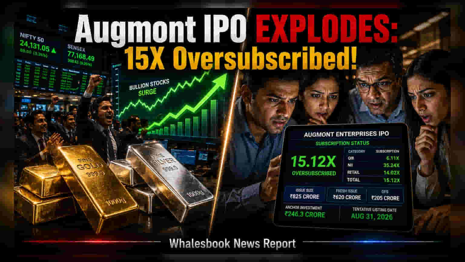 Augmont IPO: 15 மடங்கு சந்தாவுடன் நிறைவு! ஆகஸ்ட் 31ல் லிஸ்டிங்?