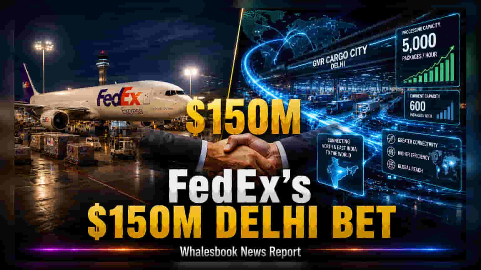 FedEx Invests $150 Million For New Delhi Airport Cargo Hub
