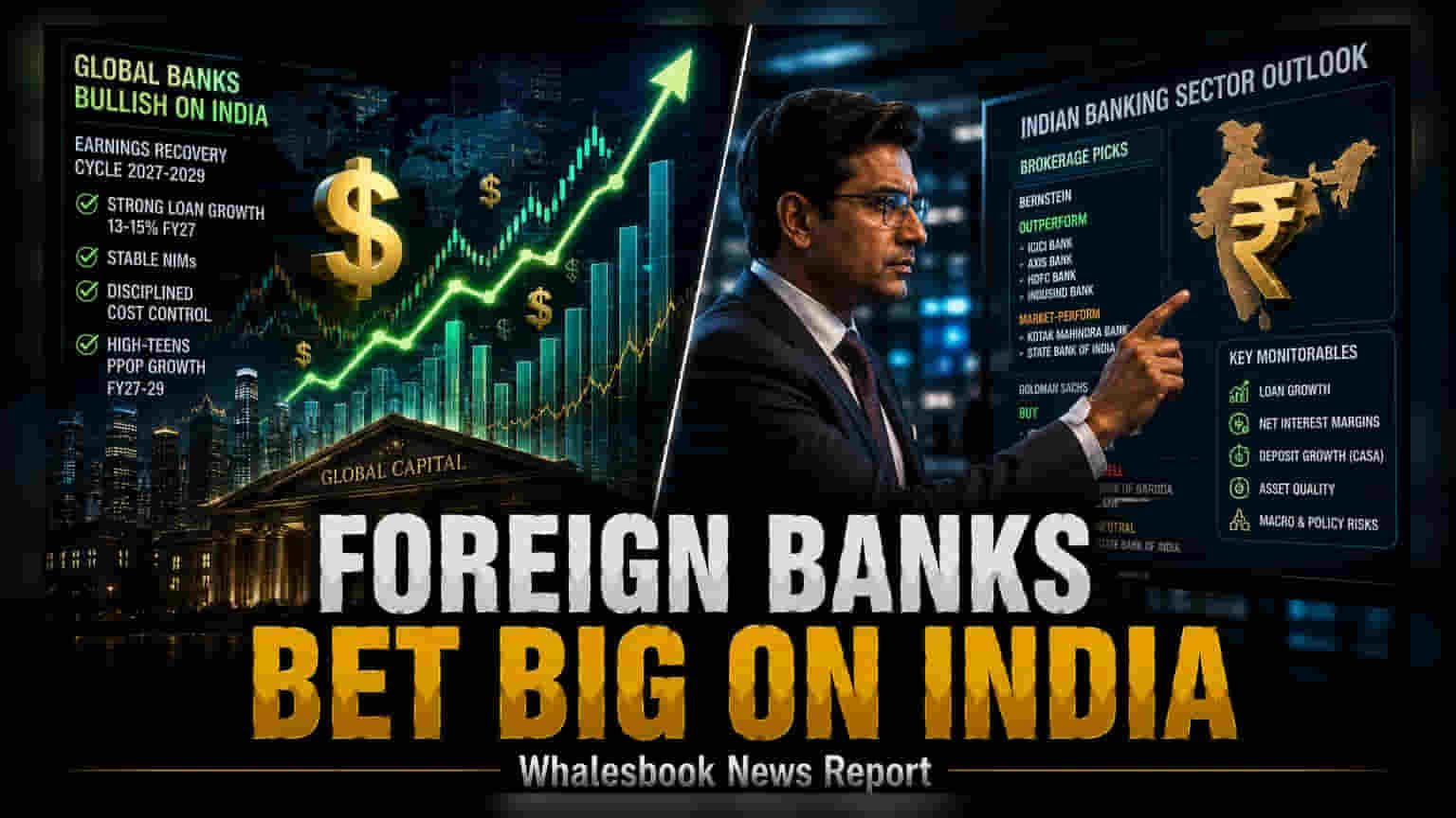Bernstein, Goldman Sachs See Indian Bank Earnings Recovery; ICICI, HDFC Favored