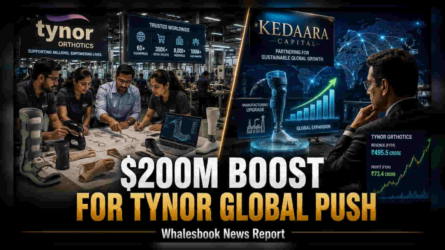 Kedaara Capital Invests $200 Million in Tynor Orthotics