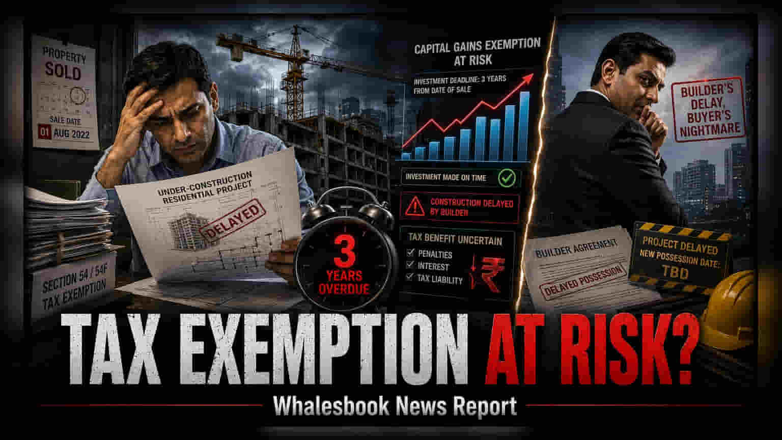 Section 54 Tax Exemptions: बिल्डरच्या दिरंगाईमुळे कॅपिटल गेन्सवर कसा परिणाम होतो?