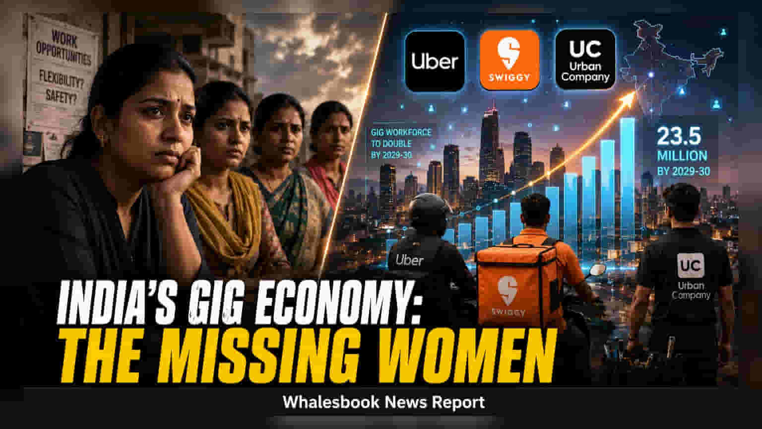 இந்தியாவின் கிக் எகானமி: பெண்களின் பங்களிப்பு குறைவு - வளர்ச்சி இலக்குகளை பாதிக்குமா?
