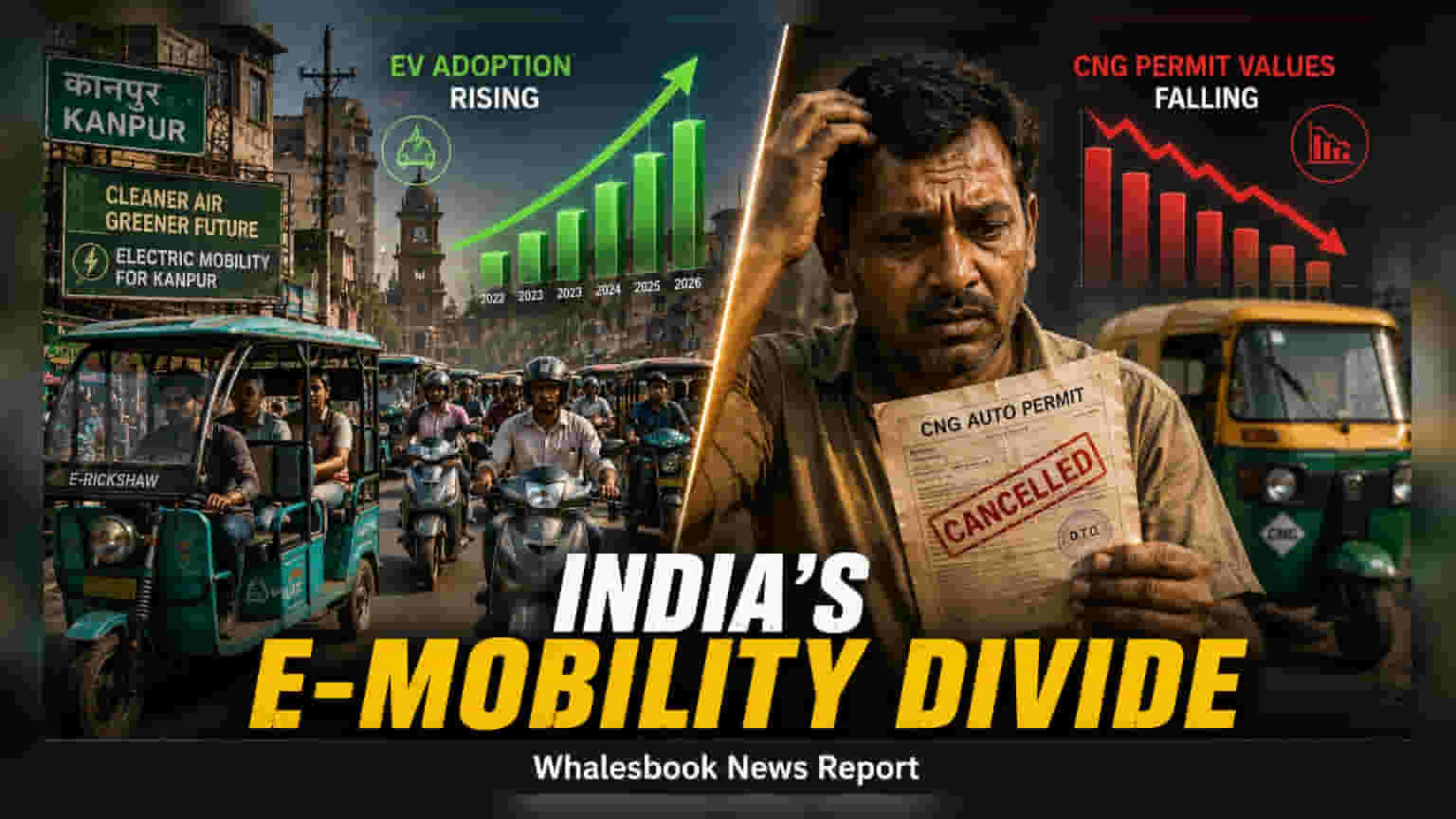 कानपूरमध्ये इलेक्ट्रिक वाहनांना चार्जिंग आणि परवान्यांचा अडथळा; विकासाला खीळ बसण्याची शक्यता