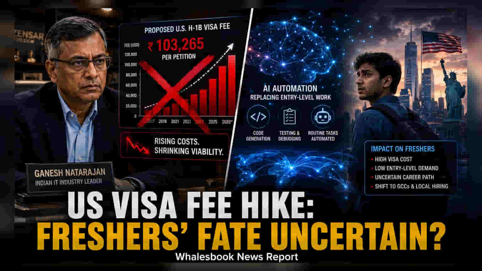 US Proposes $103,265 H-1B Visa Fee: Impact on Indian IT Hiring
