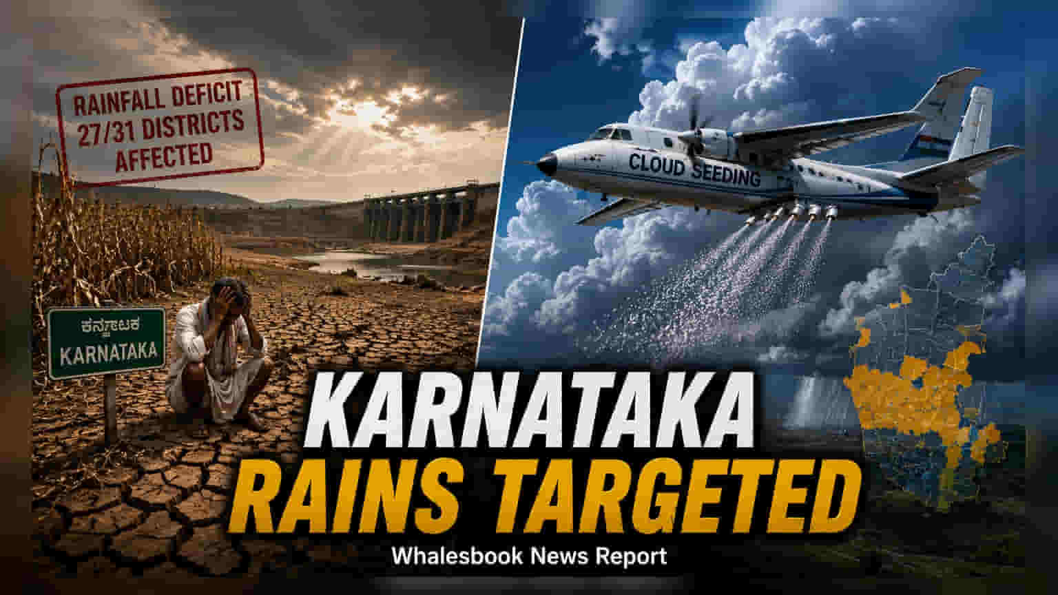 Karnataka Cloud Seeding: ਮੌਨਸੂਨ ਘਾਟੇ ਨਾਲ ਲੜਨ ਲਈ ₹28.52 ਕਰੋੜ ਦਾ ਪ੍ਰੋਜੈਕਟ ਸ਼ੁਰੂ