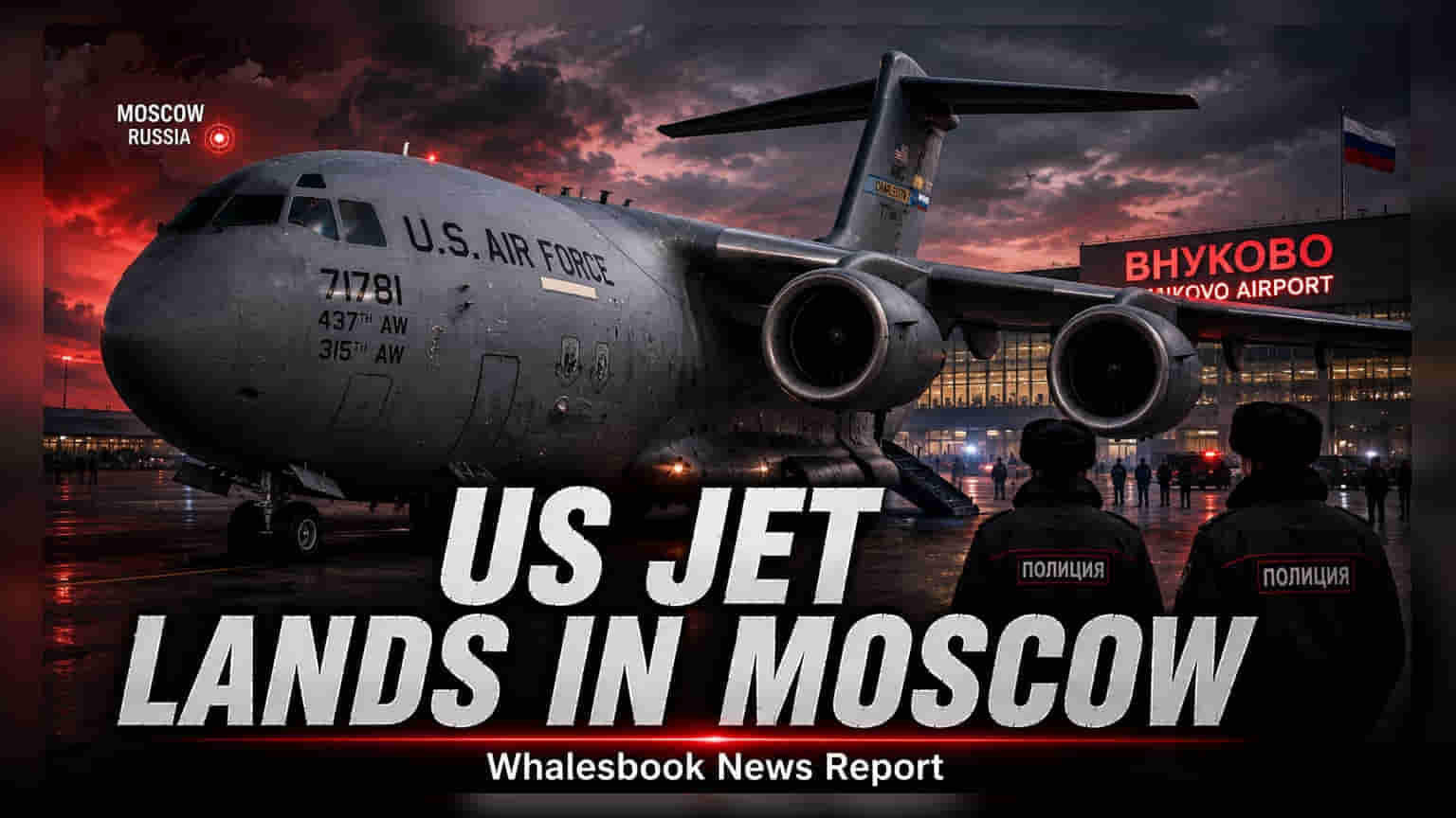 Moscow में US Military Jet की लैंडिंग! बिना किसी सूचना के रूस पहुंचा अमेरिकी विमान
