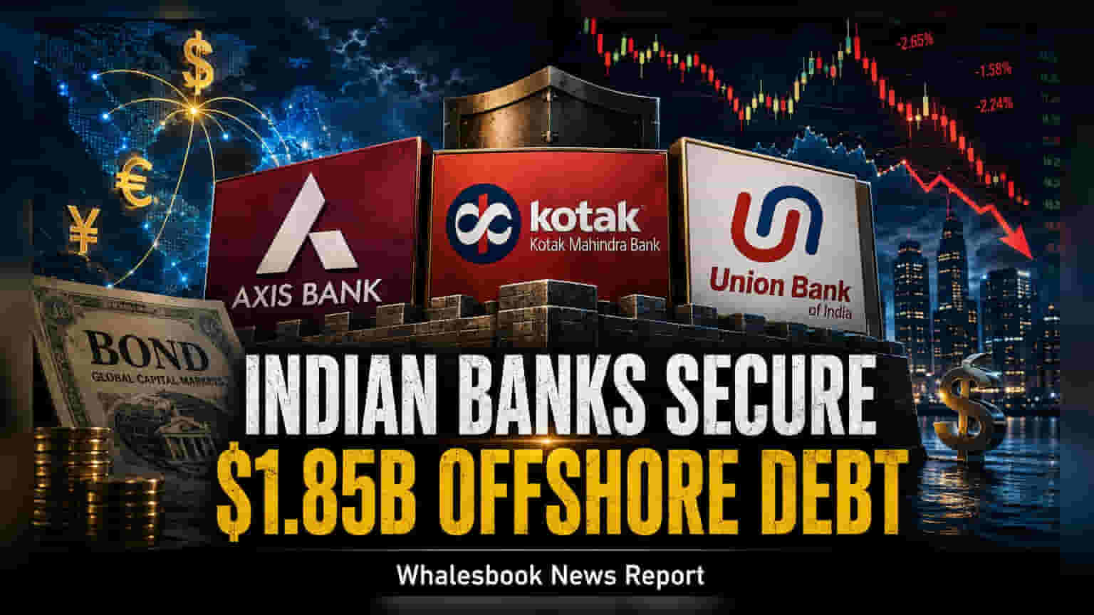 Axis, Kotak, Union Bank: வெளிநாட்டு சந்தையில் புதிய சாதனை! **$1.85 பில்லியன்** கடன் பத்திர வெளியீடு
