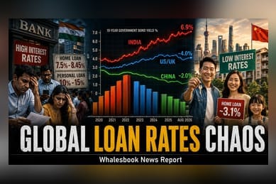 India's Borrowing Costs Stay Higher Than US, UK, And China
