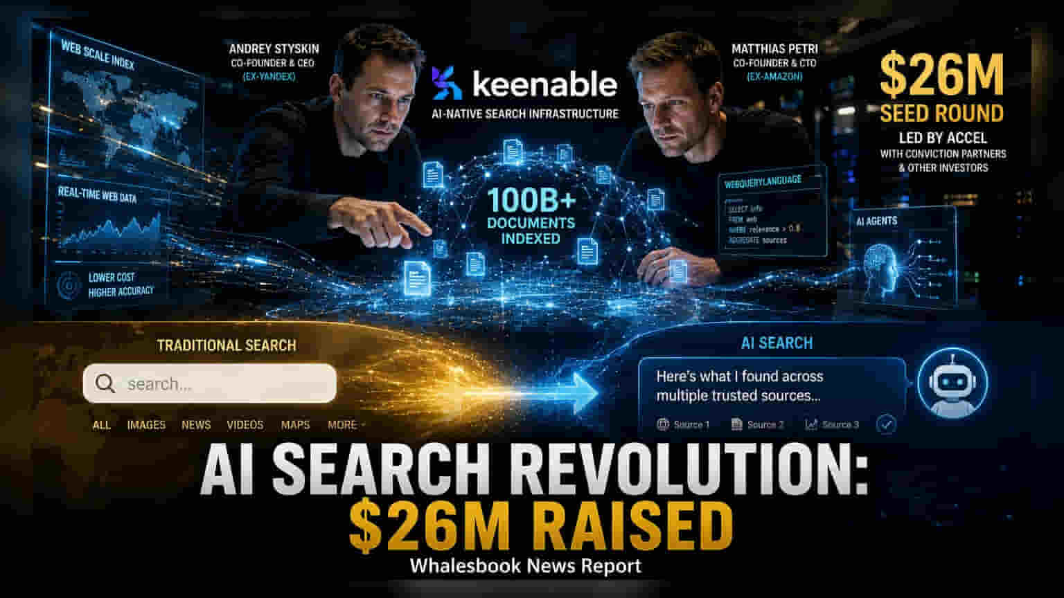 Keenable Raises $26 Million to Build Web Search Infrastructure for AI