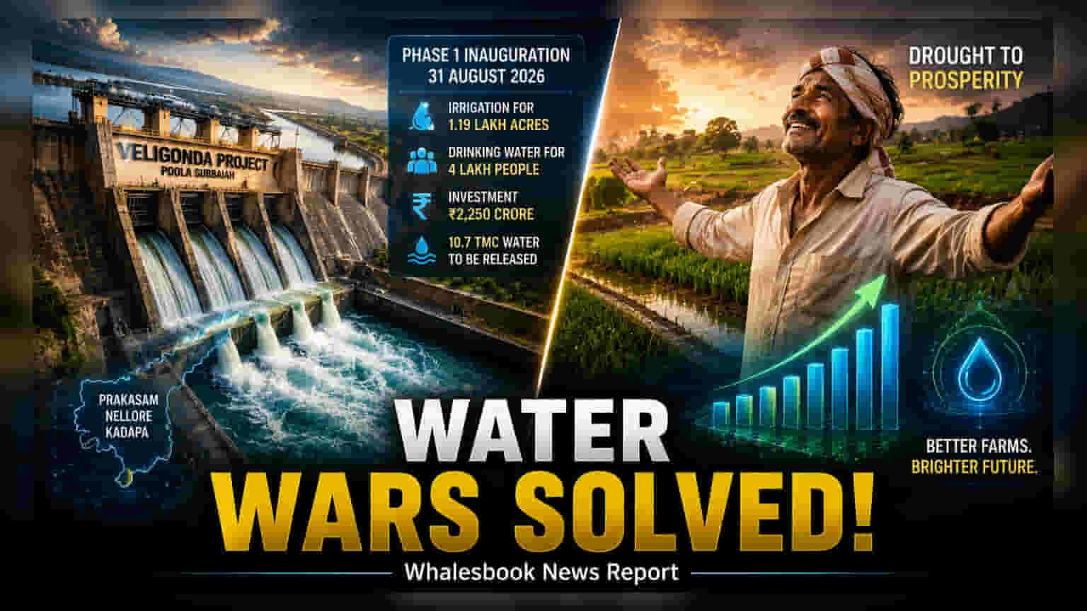 Veligonda Project: ਆਂਧਰਾ ਪ੍ਰਦੇਸ਼ 'ਚ 31 ਅਗਸਤ ਨੂੰ ਹੋਵੇਗਾ ਪਹਿਲੇ ਪੜਾਅ ਦਾ ਉਦਘਾਟਨ
