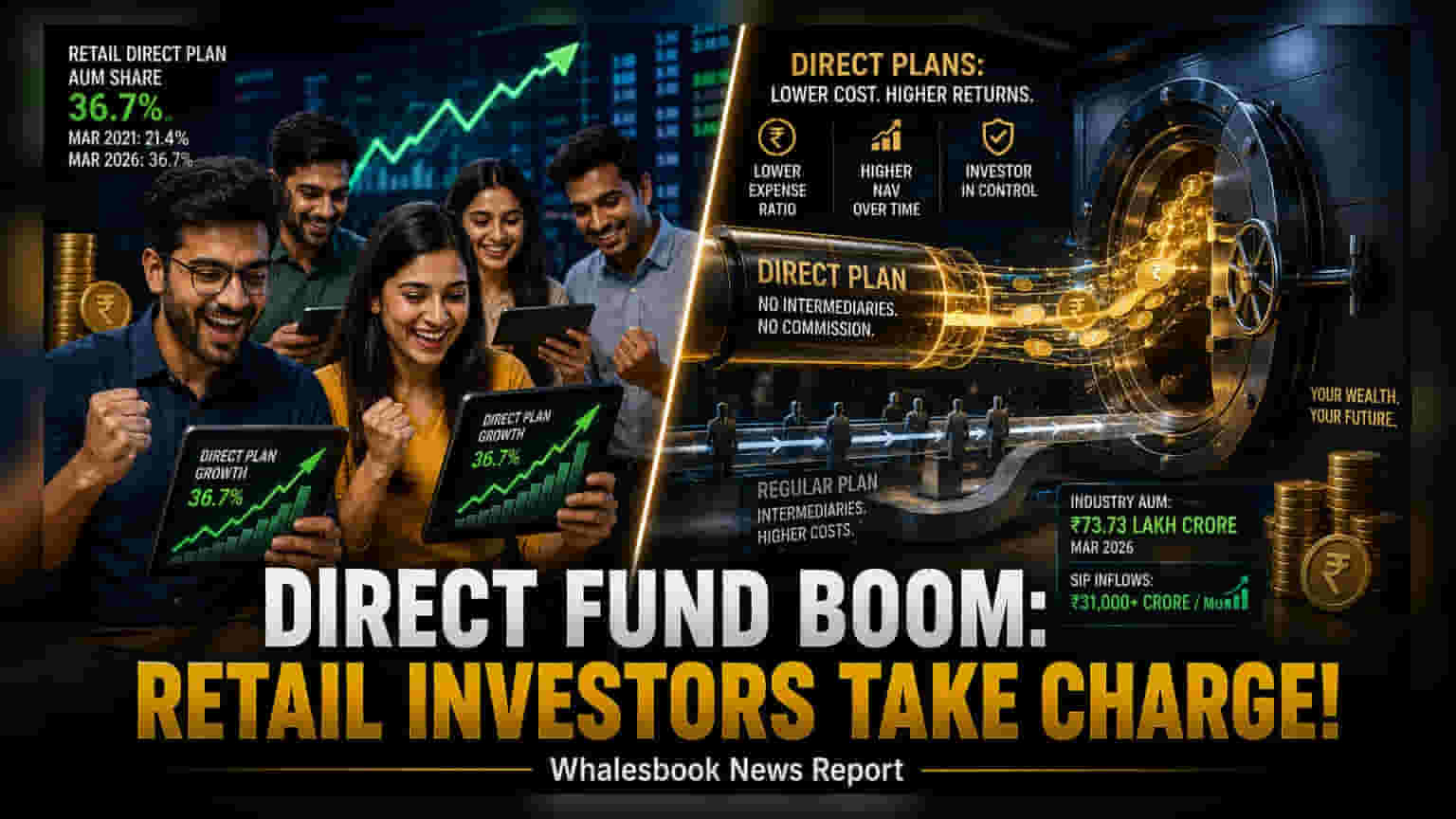 Indian Retail Investors Shift to Direct Mutual Funds to Cut Costs