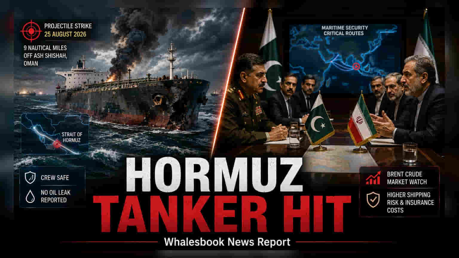 Oil Tanker Struck Near Hormuz; Global Supply Chain Risks Rise
