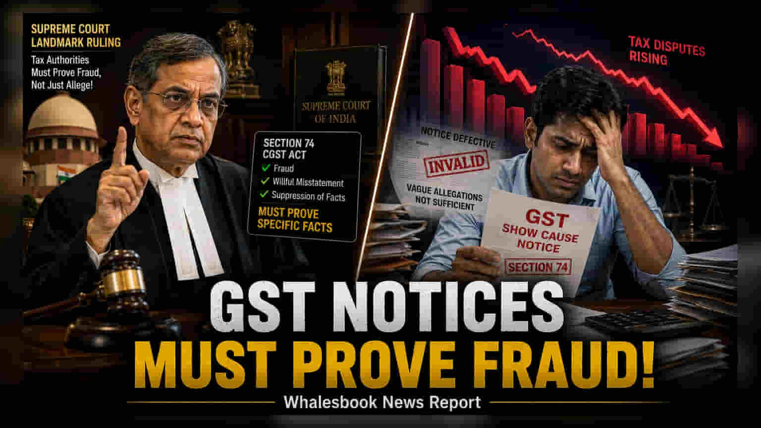 GST நோட்டீஸ்: மோசடி விவரங்களை தெரிவிக்க வேண்டும் - உச்ச நீதிமன்றம் தீர்ப்பு!