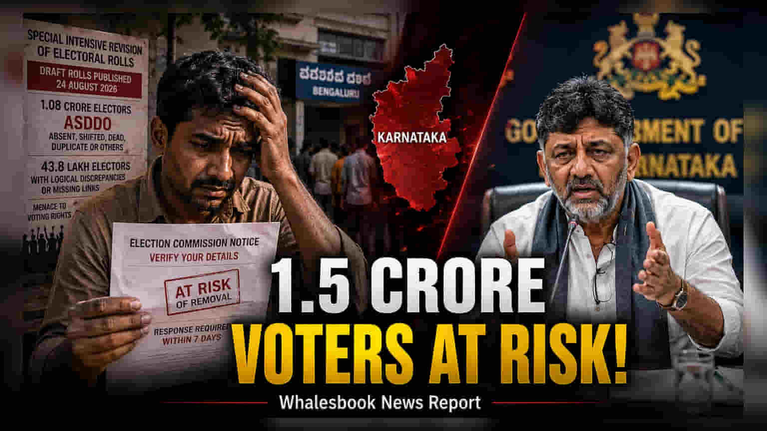 Karnataka CM Seeks Extension for Electoral Roll Claims After 1.5 Crore Voters Flagged