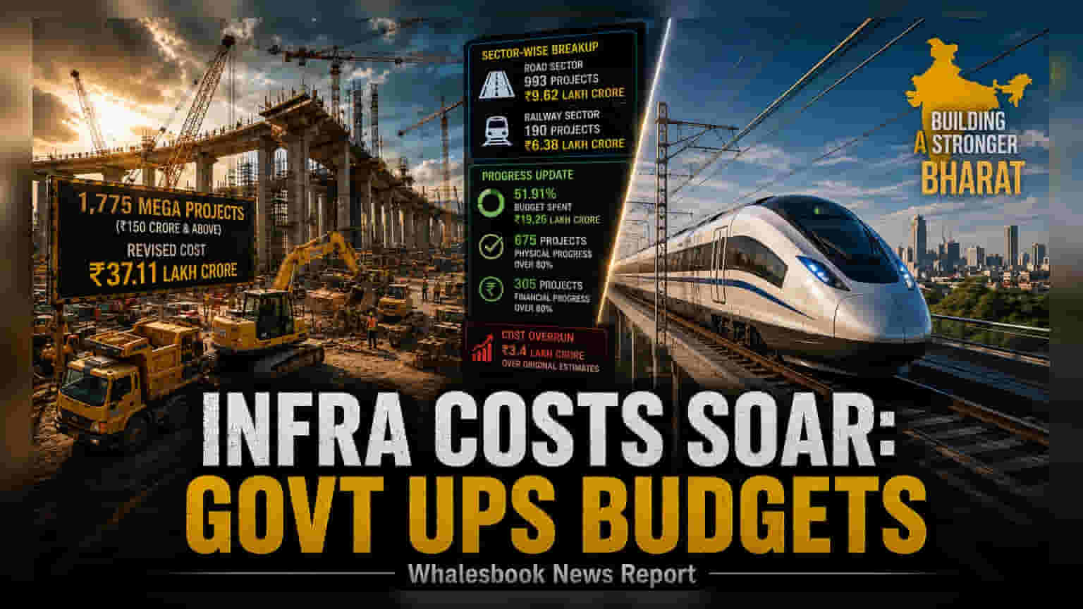 Govt Revises Costs for 993 Road and 190 Railway Projects