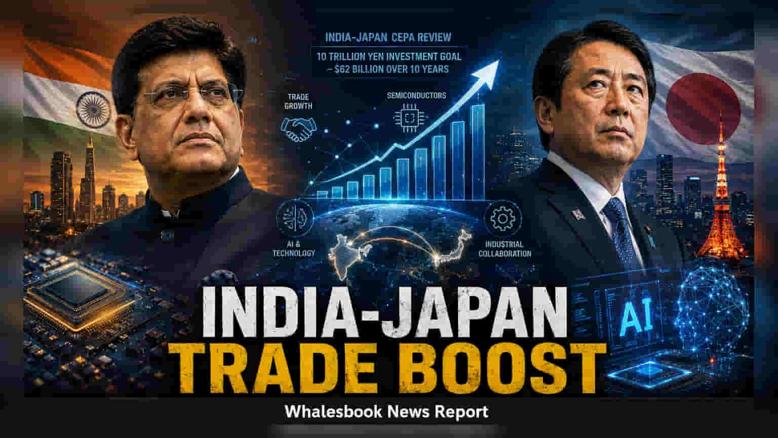 India-Japan Trade Pact: વેપાર વધારવા અને ₹5 લાખ કરોડના રોકાણનું લક્ષ્ય, CEPA સમીક્ષા શરૂ