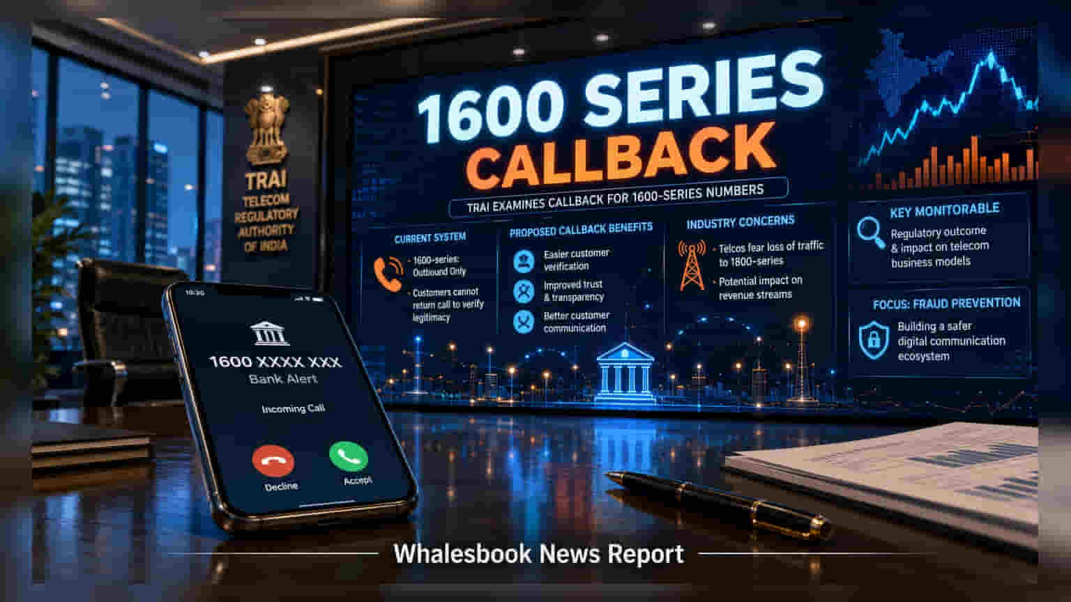 1600-Series Numbers: బ్యాంకింగ్ కాల్స్ వెరిఫికేషన్ కోసం TRAI కొత్త ప్లాన్.. టెలికాం కంపెనీల ఆందోళన!