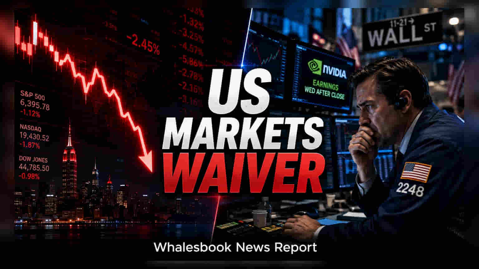 US Markets: कंज्यूमर कॉन्फिडेंस में बड़ी गिरावट, बाजार में छाई सुस्ती