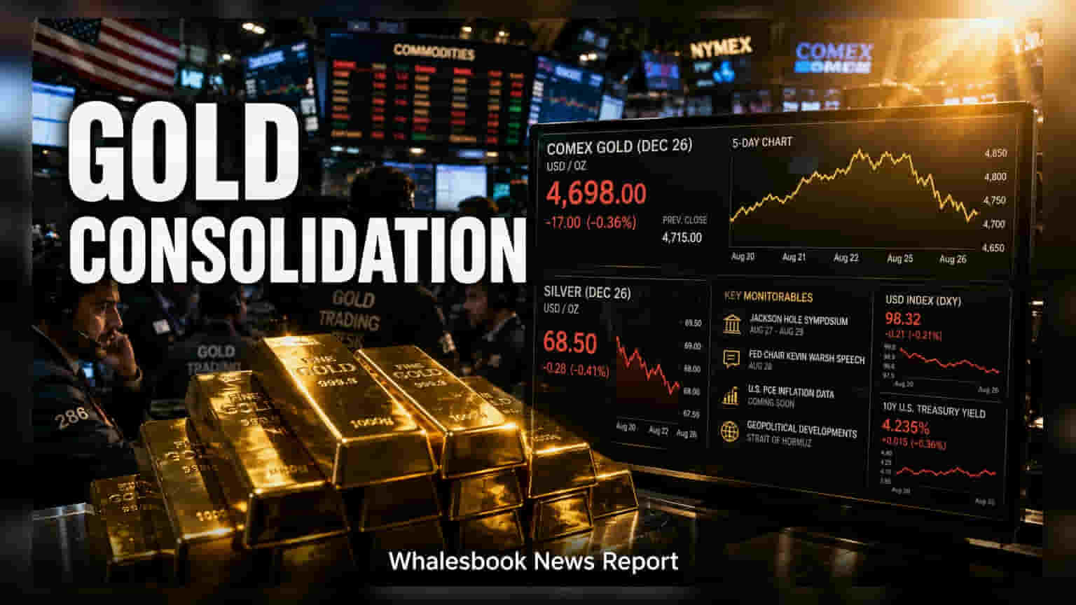 Gold Prices: ਕੀਮਤਾਂ ਵਿੱਚ ਆਇਆ ਠਹਿਰਾਅ, Fed ਚੇਅਰਮੈਨ ਦੇ ਭਾਸ਼ਣ 'ਤੇ ਟਿਕੀਆਂ ਨਿਵੇਸ਼ਕਾਂ ਦੀਆਂ ਨਜ਼ਰਾਂ