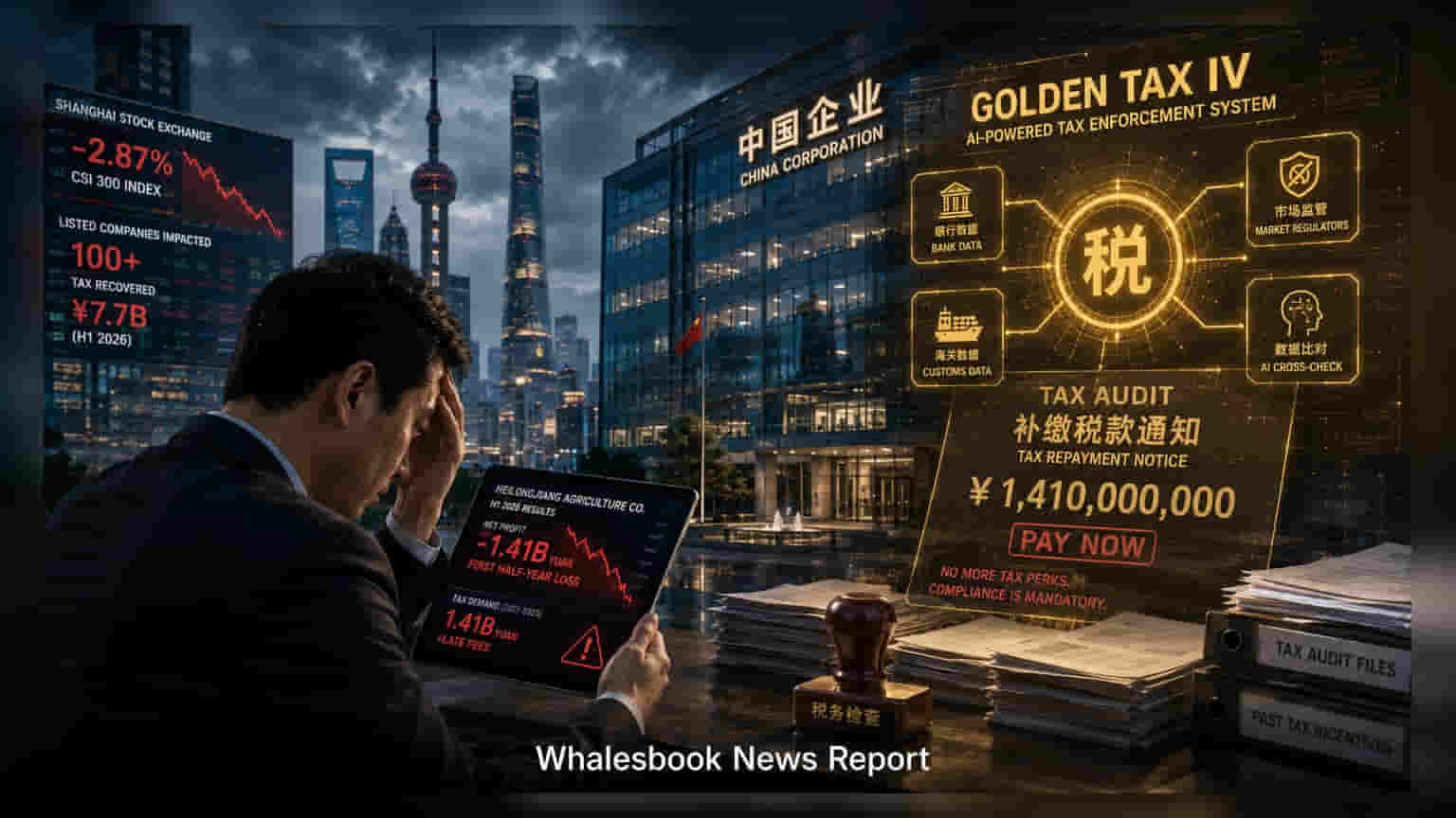China Recovers 7.7 Billion Yuan in Tax Clawback, Hitting Profits