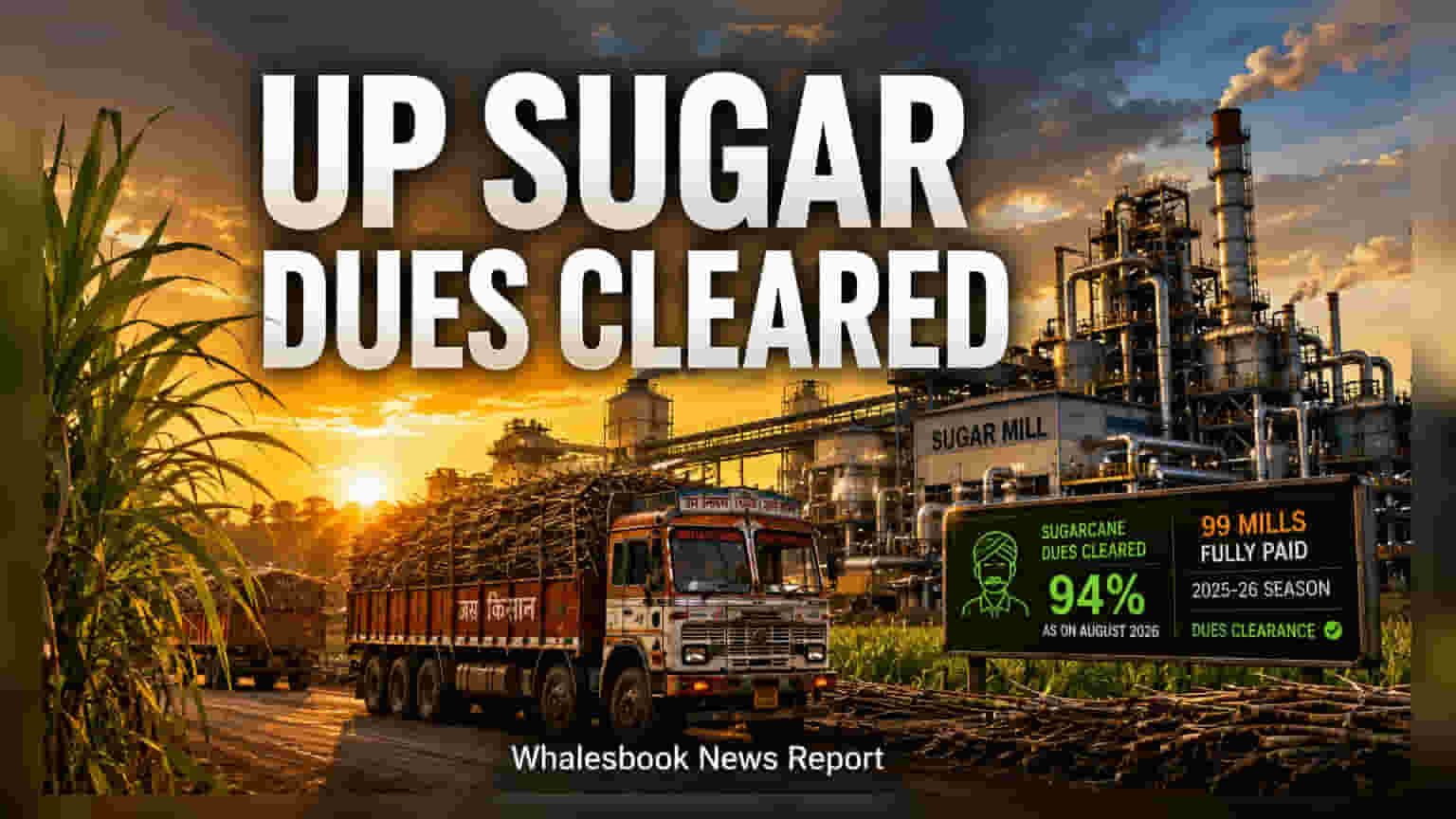 UP Sugar Mills Clear 94% of Farmer Dues Amid Regulatory Watch