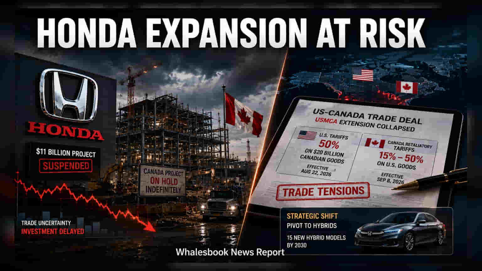 Honda Pauses North American Expansion Over Trade Row