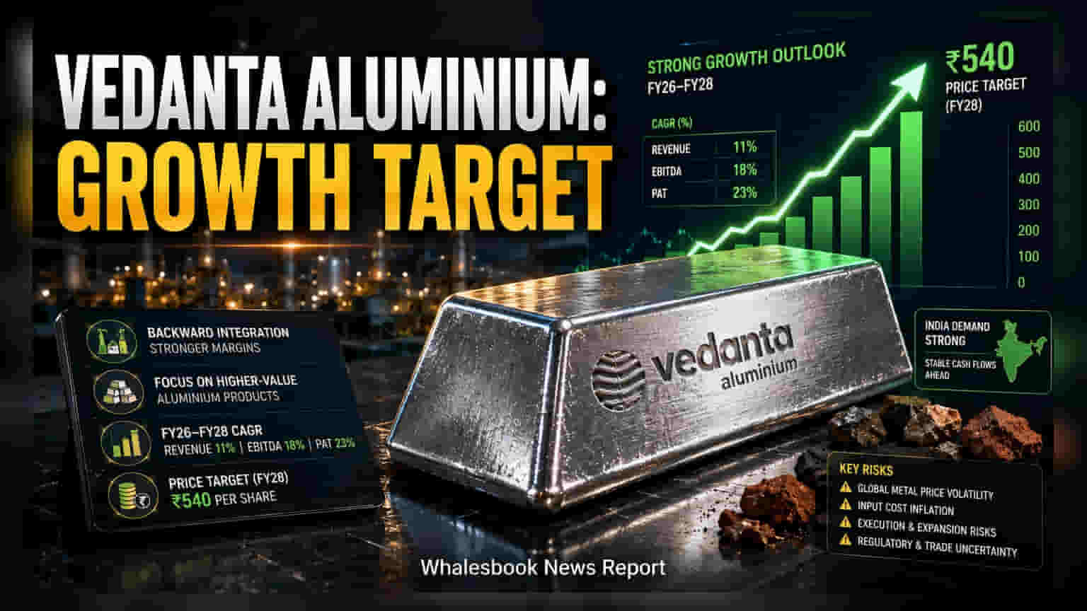 Motilal Oswal Sets Rs 540 Target For Vedanta Aluminium