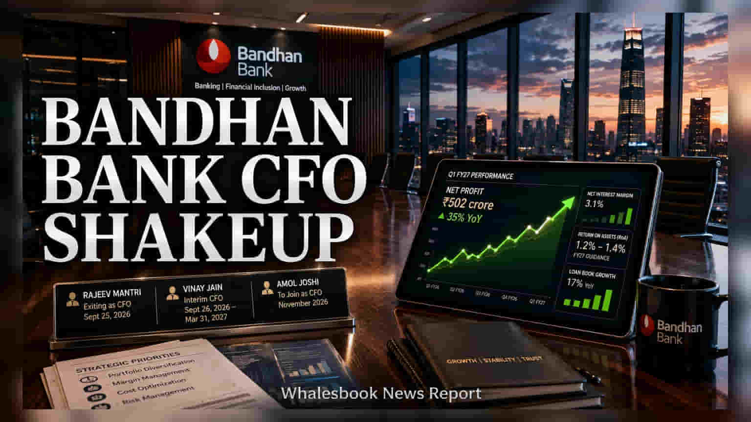 Bandhan Bank to Appoint TransUnion’s Amol Joshi as CFO in November