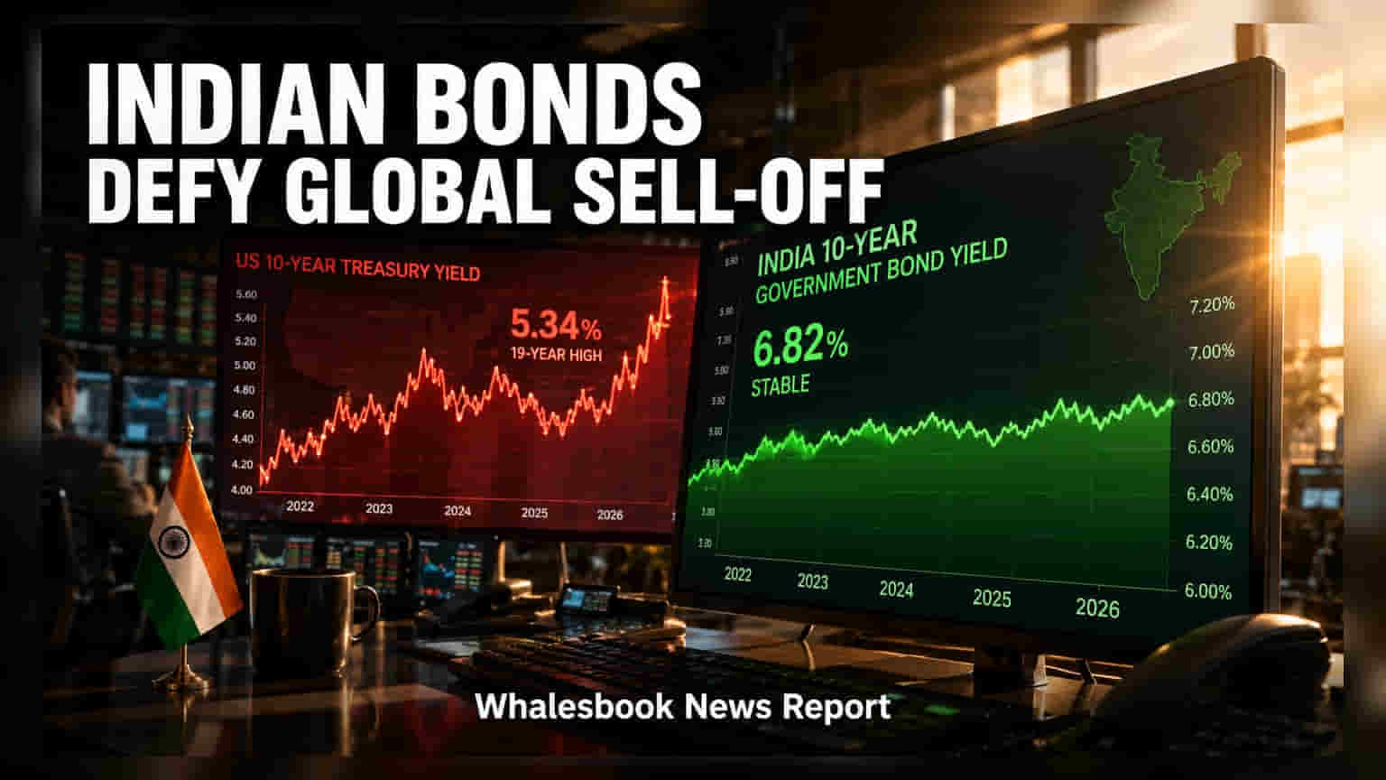 Indian Bonds Stay Steady As US Treasuries See Major Sell-Off