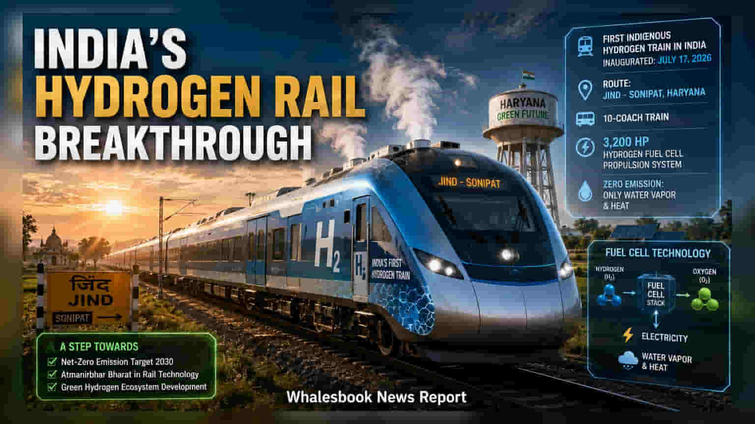 India’s First Hydrogen Train Operational: Key Facts for Investors