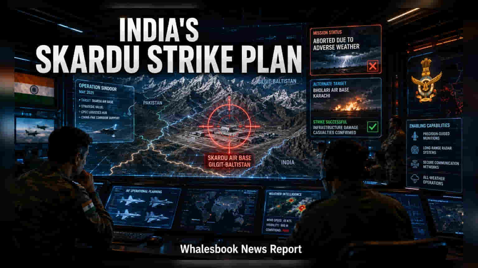 Indian Air Force: 'Operation Sindoor' का बड़ा खुलासा, Skardu एयरबेस को निशाना बनाना था मिशन