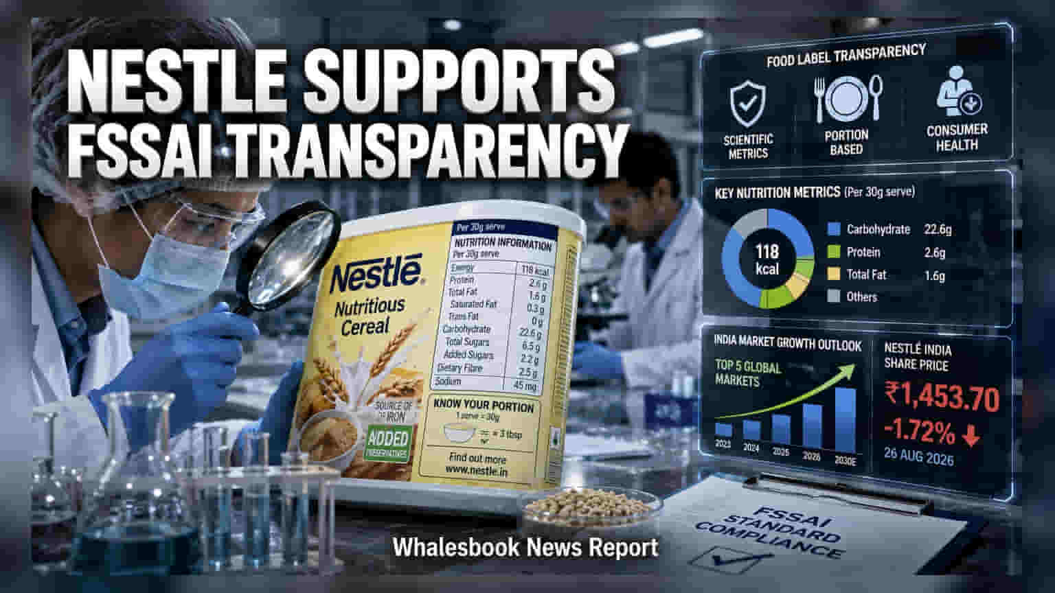Nestlé India ਦੇ CEO ਦਾ ਵੱਡਾ ਬਿਆਨ, FSSAI ਦੇ ਨਵੇਂ ਨਿਯਮਾਂ ਦਾ ਕੀਤਾ ਸਮਰਥਨ