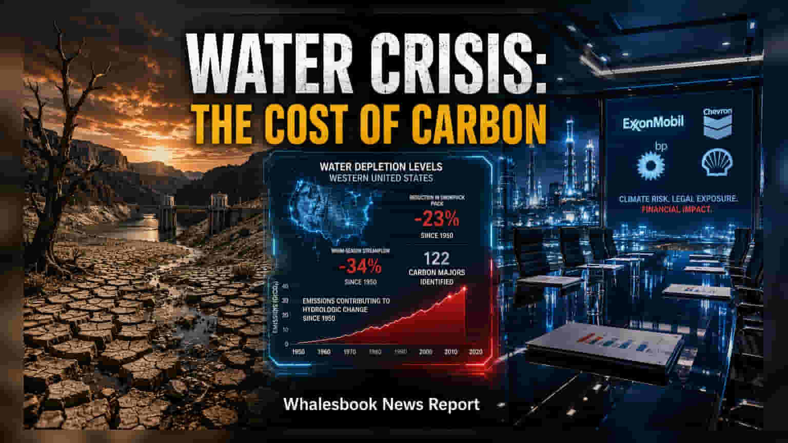 Climate Study: અમેરિકામાં પાણીની અછત માટે 122 એનર્જી કંપનીઓ જવાબદાર? ઇન્વેસ્ટર્સ માટે મોટું જોખમ